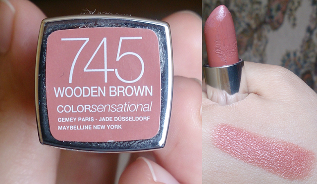 maybelline wooden brown 745 ruj