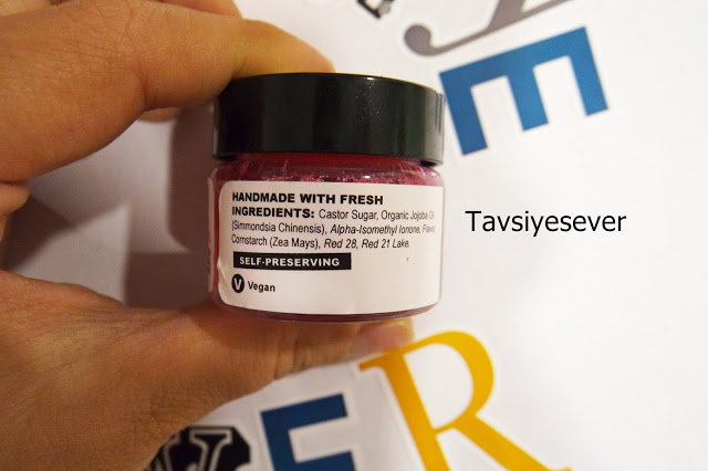 lush bubblegum dudak peelingi kozmetik blogu