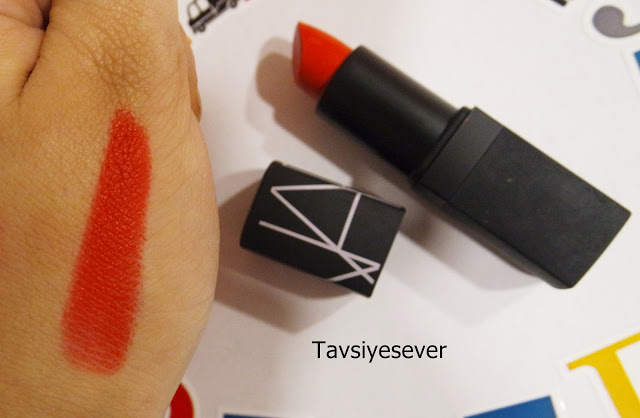 Nars Heat Wave Ruj makyaj blogu